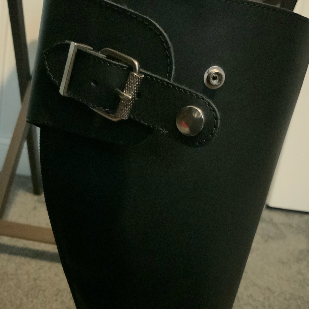 Steve Madden Black Winter Rain Boots - Picture 3 of 3